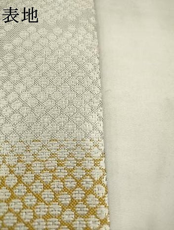 平和屋着物●六通柄袋帯　草花丸文　銀糸　正絹　逸品　AABM4700pf