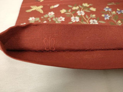 平和屋着物●西陣　川島織物　六通柄　本袋帯　紬地　狩猟文　正絹　逸品　AABM4874pf