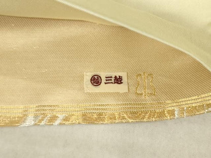 平和屋着物●西陣　川島織物　六通柄　本袋帯　壁画文様　金銀糸　三越扱い　正絹　逸品　AABM4894pf