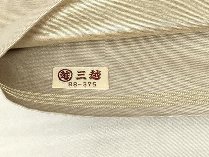 平和屋着物●西陣　川島織物　六通柄　本袋帯　枝梅　金糸　三越扱い　正絹　逸品　AABM4897pf