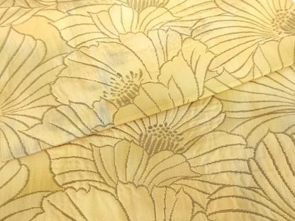平和屋着物●西陣　川島織物　六通柄　本袋帯　花尽くし　三越扱い　正絹　逸品　AABM4923pf
