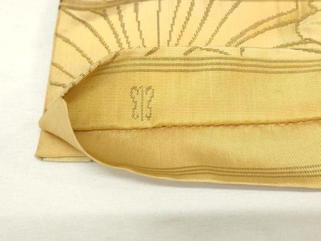 平和屋着物●西陣　川島織物　六通柄　本袋帯　花尽くし　三越扱い　正絹　逸品　AABM4923pf