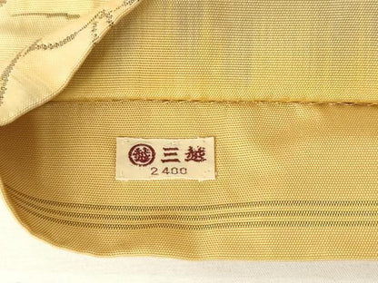 平和屋着物●西陣　川島織物　六通柄　本袋帯　花尽くし　三越扱い　正絹　逸品　AABM4923pf