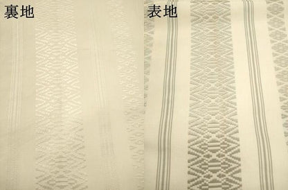 平和屋着物●本場筑前博多織　両面全通柄袋帯　献上　正絹　逸品　AABM4935pf