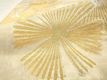 平和屋着物●西陣　川島織物　六通柄　本袋帯　松　金銀糸　正絹　逸品　AABM4953pf