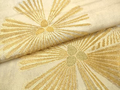 平和屋着物●西陣　川島織物　六通柄　本袋帯　松　金銀糸　正絹　逸品　AABM4953pf