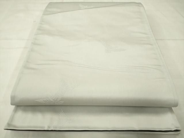 平和屋着物●染色作家　斉藤三才　両面太鼓柄袋帯　霞文　三才鳥　正絹　逸品　AABM4989pf