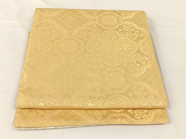 平和屋着物◎西陣　両面　全通柄袋帯　正倉院花文　金銀糸　正絹　逸品　AABM5031dk