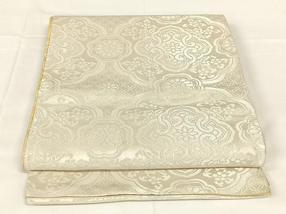 平和屋着物◎西陣　両面　全通柄袋帯　正倉院花文　金銀糸　正絹　逸品　AABM5031dk
