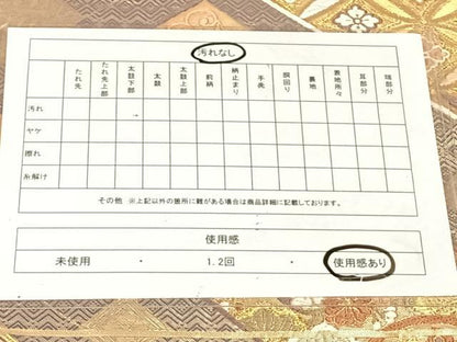 平和屋着物◎佐賀錦　六通柄袋帯　唐織　鳳凰花文　正絹　逸品　AABM5039dk