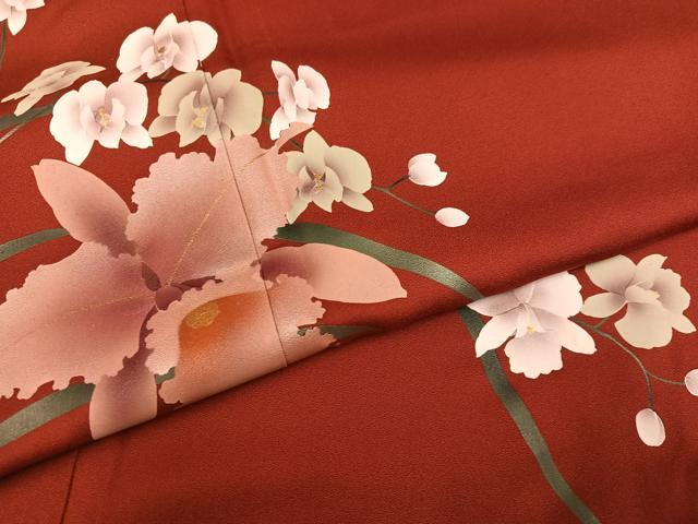 平和屋着物●豪華振袖　作家物　party wink　草花文　暈し染め　金彩　さが美扱い　正絹　逸品　AABM5043ph