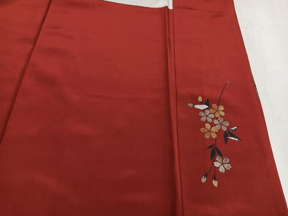 平和屋着物●豪華振袖　作家物　party wink　草花文　暈し染め　金彩　さが美扱い　正絹　逸品　AABM5043ph