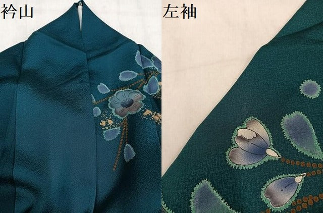 平和屋着物●豪華振袖　辻が花　金彩　正絹　逸品　AABM5056ph