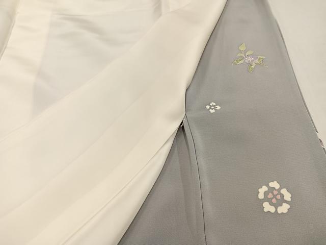 平和屋着物●豪華色留袖　駒刺繍　花喰い鳥　暈し染め　金彩　鈴乃屋扱い　正絹　逸品　AABM5078ph