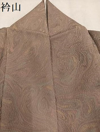 平和屋着物●上質な小紋　墨流し文様　暈し染め　正絹　逸品　AABM5091ph