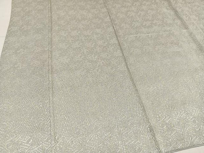 平和屋着物●名門　藤娘きぬたや・杢目絞り　小紋　正絹　逸品　AABM5105ph