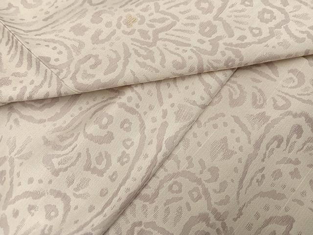 平和屋着物●上質な紬　更紗文　金糸　やまと誂製　正絹　逸品　AABM5122ph