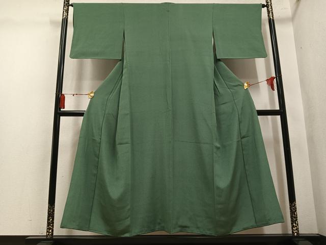 平和屋着物●重要無形文化財　人間国宝　中村勇二郎　江戸小紋　古代菊　正絹　逸品　AABM5161ph