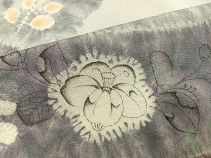 平和屋着物●豪華色留袖　辻が花　絞り　刺繍　正絹　逸品　AABM5166ph