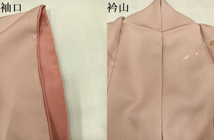 平和屋着物●訪問着　扇面花文　金彩　正絹　逸品　AABM5179ph