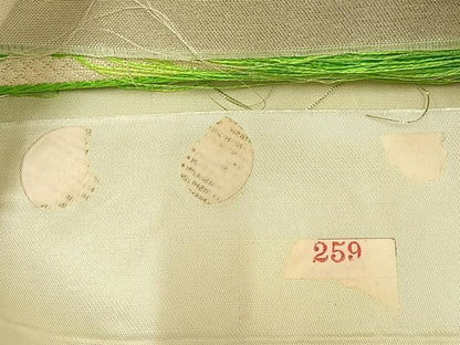 平和屋着物◎西陣　六通柄袋帯　唐織　花唐草文　金銀糸　正絹　逸品　AABM5249bw