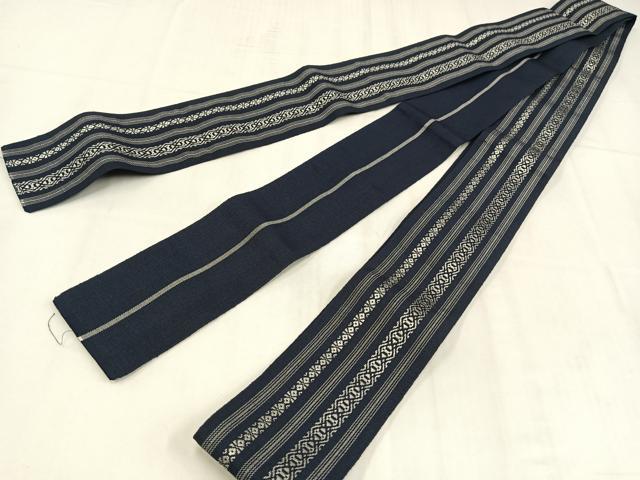 平和屋着物◎男性　博多織　角帯　献上柄　AABM5310bw