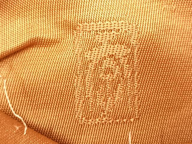 平和屋着物◎六通柄袋帯　蔦の葉文　金糸　正絹　逸品　AABM5348bw