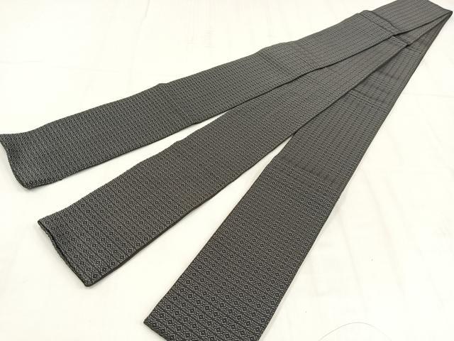 平和屋着物◎男性　角帯　菱繋ぎ　AABM5410bw