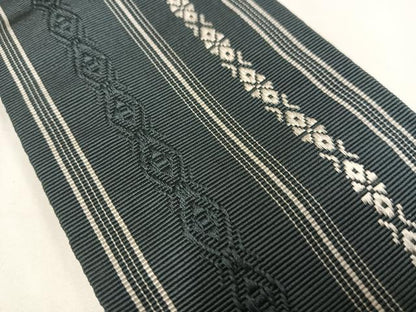 平和屋着物◎男性　博多織　角帯　献上　AABM5415bw