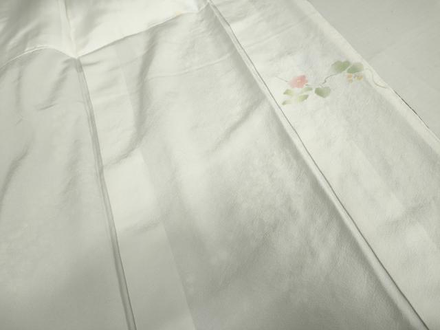 平和屋着物●吉乃一廉　幻の辻が花　訪問着　樹林風景文　暈し染め　黒地　金彩　銀通し地　正絹　逸品　AABM5463cs