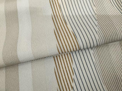 平和屋着物●上質な小紋　市松縞立涌　正絹　逸品　AABM5473cs