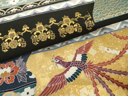平和屋着物●豪華黒留袖　作家物　鳳凰花文　金彩　正絹　逸品　AABM5478cs