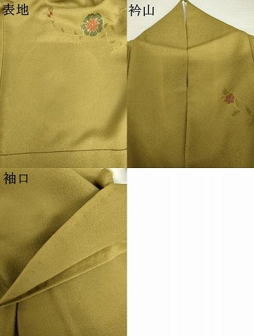 平和屋着物●中国三大刺繍　汕頭刺繍　スワトウ刺繍　総刺繍　訪問着　正倉院花文　暈し染め　金糸　正絹　逸品　AABM5486cs