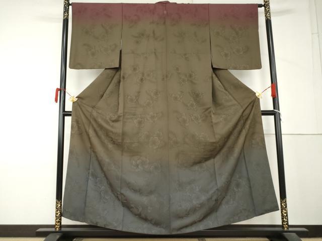 平和屋着物●訪問着　辻が花地紋　暈し染め　ますいわ屋扱い　正絹　逸品　AABM5494cs