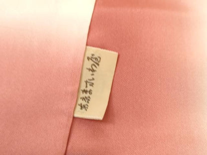 平和屋着物●本加賀友禅作家　成竹登茂男　白山紬　訪問着　枝花文　ますいわ屋扱い　正絹　逸品　AABM5499cs