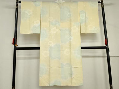 平和屋着物●長襦袢　無双仕立て　桜　暈し染め　やまと誂製　正絹　逸品　AABM5503cs