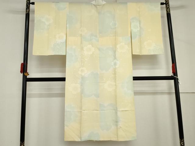 平和屋着物●長襦袢　無双仕立て　桜　暈し染め　やまと誂製　正絹　逸品　AABM5503cs