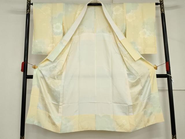 平和屋着物●長襦袢　無双仕立て　桜　暈し染め　やまと誂製　正絹　逸品　AABM5503cs