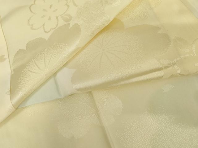 平和屋着物●長襦袢　無双仕立て　桜　暈し染め　やまと誂製　正絹　逸品　AABM5503cs