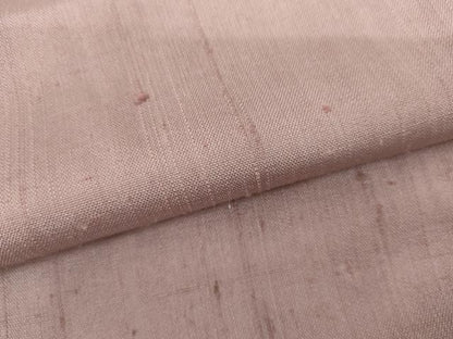 平和屋着物●上質な紬　色無地　石竹色　正絹　逸品　AABM5506cs