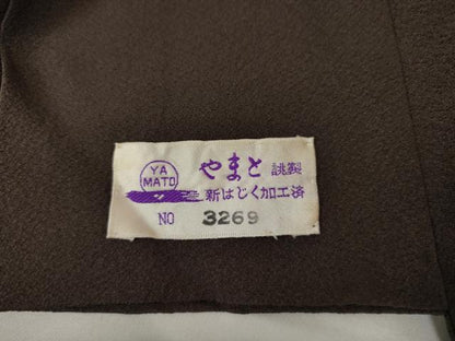 平和屋着物●訪問着　総刺繍　京風景文　金糸　やまと誂製　正絹　逸品　未使用　AABM5507cs