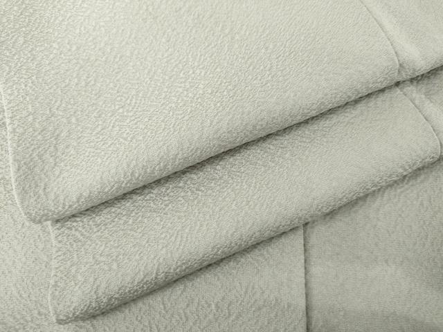 平和屋着物●上質な色無地　灰青色　正絹　逸品　AABM5534cs