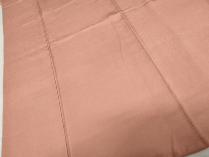 平和屋着物●上質な色無地　薄紅色　正絹　逸品　AABM5542cs
