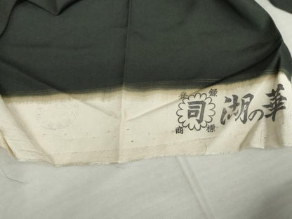 平和屋着物●豪華黒留袖　友禅　蜀江花文　浜ちりめん　仮絵羽　正絹　逸品　未使用　AABM5546cs