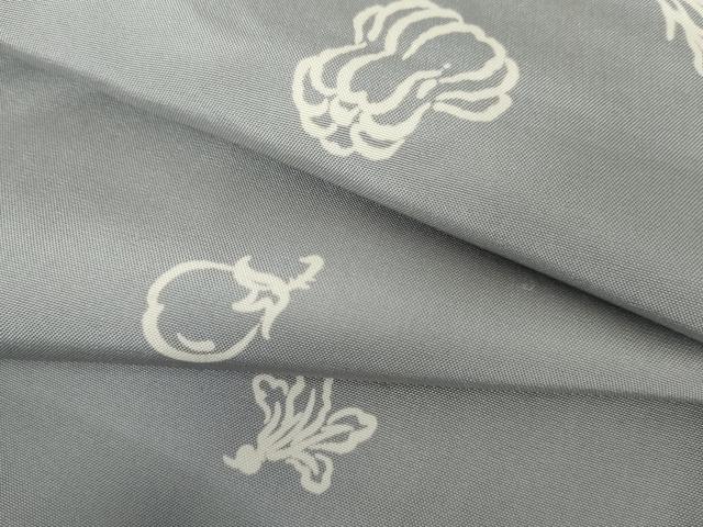 平和屋着物●上質な小紋　成り物　正絹　逸品　AABM5561cs