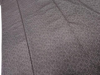 平和屋着物●重要無形文化財　人間国宝　中村勇二郎　江戸小紋　古代菊　正絹　逸品　AABM5573cs