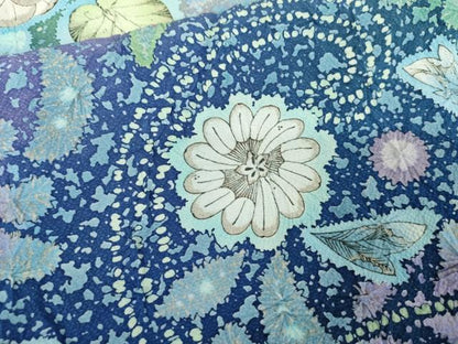 平和屋着物●訪問着　辻が花　絞り　暈し染め　正絹　逸品　AABM5575cs