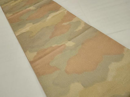平和屋着物◎砂子綴れ　全通柄袋帯　霞文　金糸　正絹　逸品　AABM5611ou