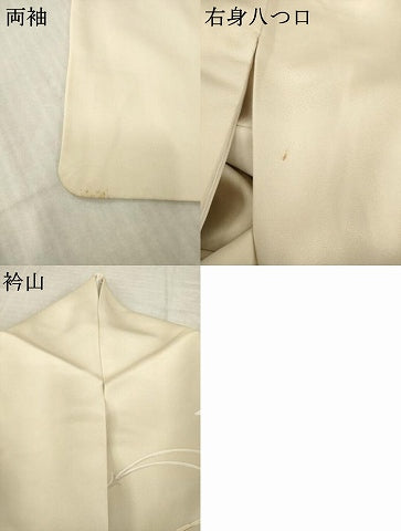平和屋着物●訪問着　つれづれ　笹船花文　金彩　正絹　逸品　AABM5687ck