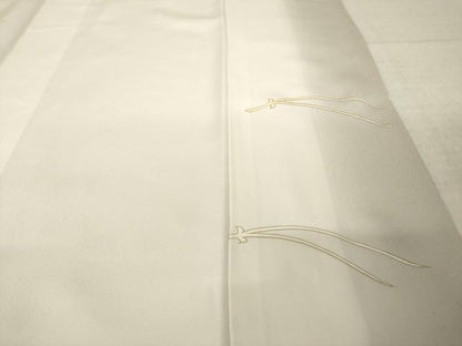 平和屋着物●訪問着　つれづれ　笹船花文　金彩　正絹　逸品　AABM5687ck